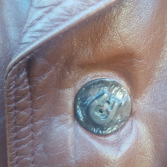 Etienne Aigner Leather Jacket - Picture 3 of 8